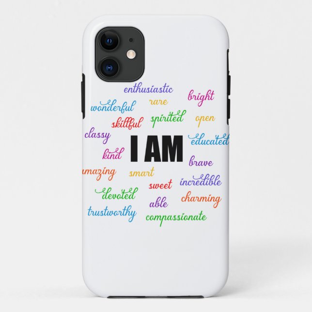 Coques Case-Mate iPhone Je Suis Inspiré, Positif, Religieux, Chrétien (Dos)
