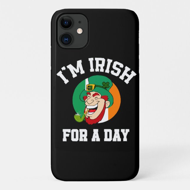 Coques Case-Mate iPhone Je suis Irlandais pour une journée Saint-Patrick c (Dos)