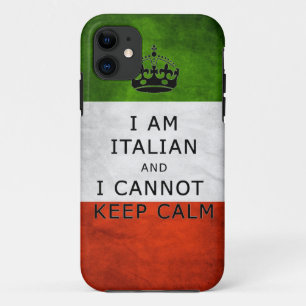 Etui iPhone Case-Mate je suis Italien et je ne peux pas garder le calme 