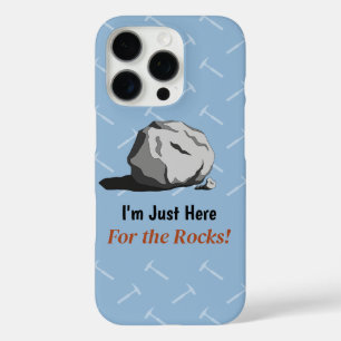 Coque iPhone 16 Pro Je suis juste là pour les rochers ! Coque-coque ip