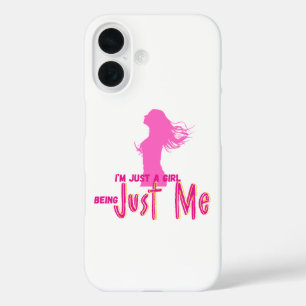 Coque Pour iPhone 16 je suis juste une fille