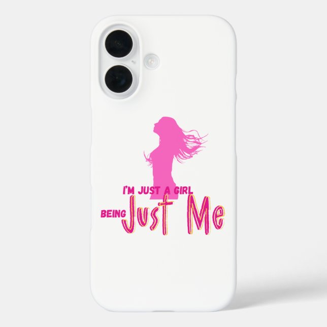 Coques Case-Mate iPhone je suis juste une fille (Verso)