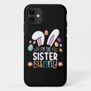 Case-Mate iPhone Case Je suis la lapine sœur tenue de Pâques assortie en