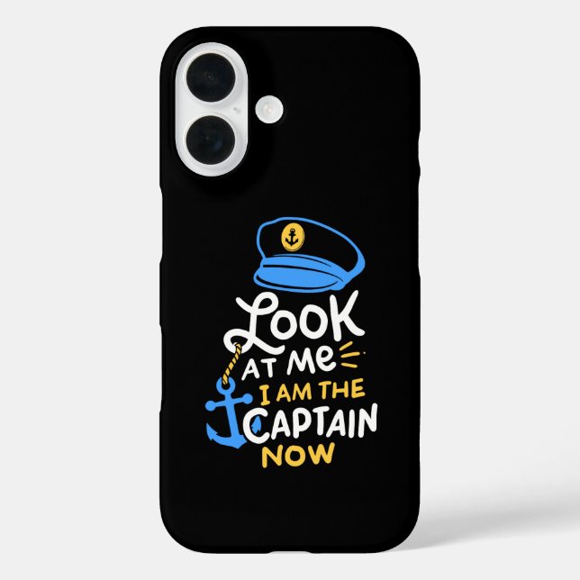 Coques Case-Mate iPhone Je Suis Le Capitaine Maintenant Bateau Capitaine C (Verso)