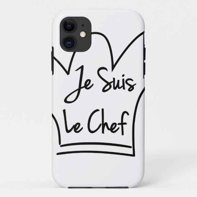 Coques Case-Mate iPhone Je Suis Le Chef (Dos)