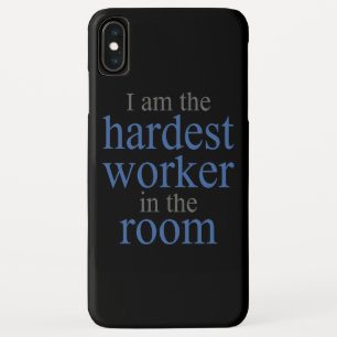 Case-Mate iPhone Case Je suis le travailleur le plus dur dans la pièce