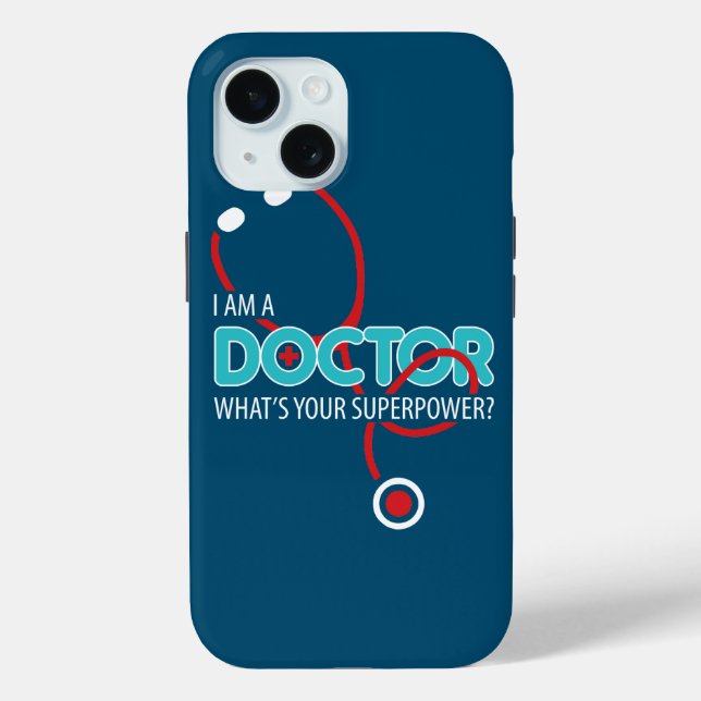 Coques Case-Mate iPhone Je suis médecin (Verso)