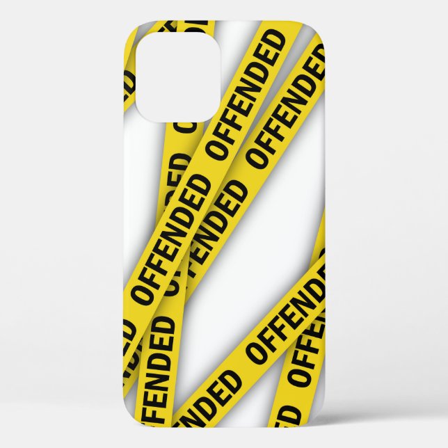 Coques Case-Mate iPhone Je suis offensé ruban de police ne pas traverser (Verso)