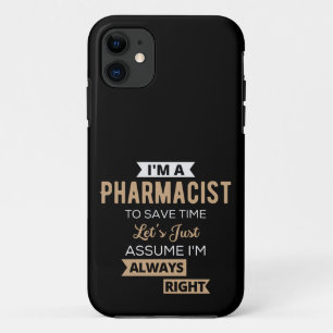 Case-Mate iPhone Case Je suis pharmacien pour gagner du temps Supposons 
