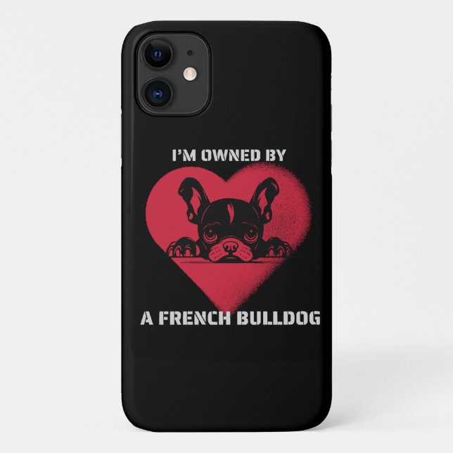 Coques Case-Mate iPhone Je suis possédé par un bouledogue français (Dos)