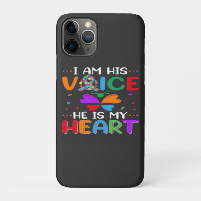 Coques Case-Mate iPhone Je Suis Sa Voix Il Est Mon Coeur (Dos)