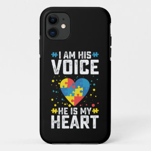 Case-Mate iPhone Case Je suis sa voix, il est mon cœur Papa Maman autism