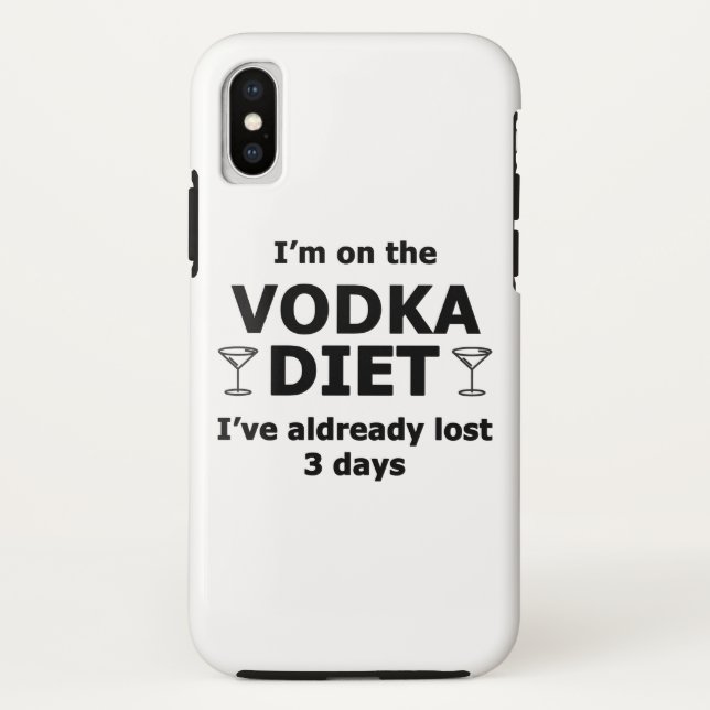 Coques Case-Mate iPhone Je suis sur la vodka Diet (Dos)
