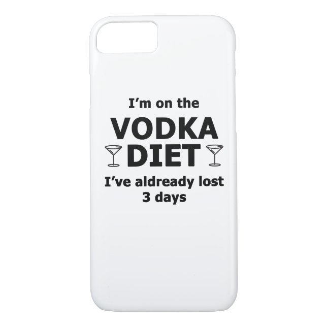 Coques Case-Mate iPhone Je suis sur la vodka Diet (Dos)