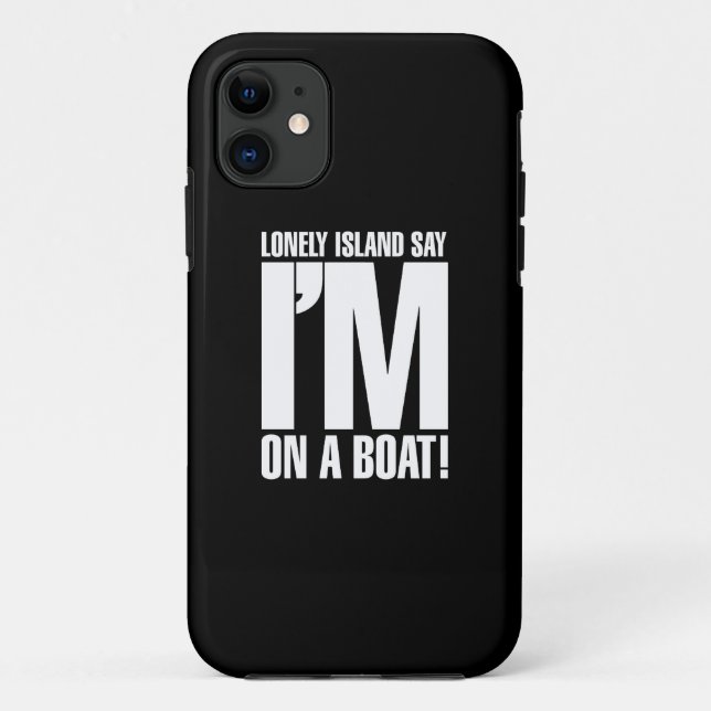 Coques Case-Mate iPhone Je suis sur un bateau (Dos)