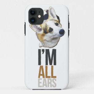 Etui iPhone Case-Mate Je suis toutes les oreilles - cas du corgi