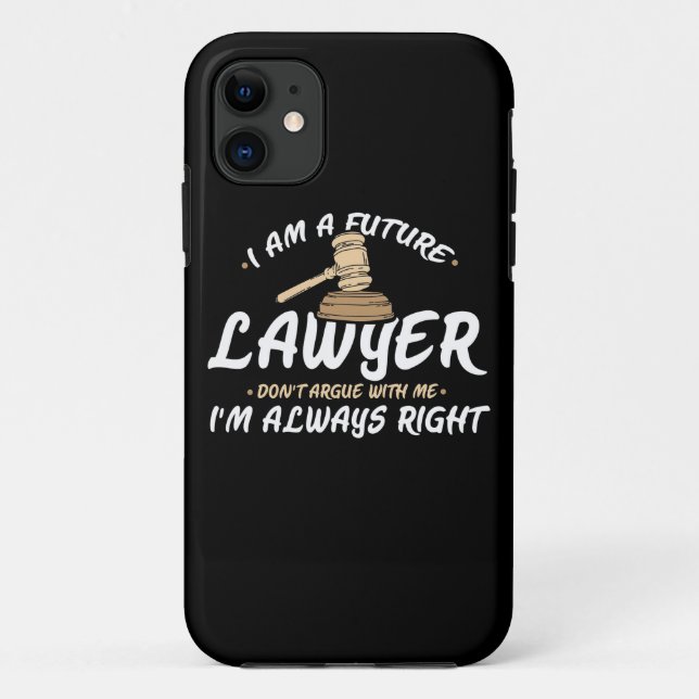 Coques Case-Mate iPhone Je Suis Un Avocat Du Futur (Dos)
