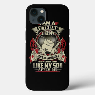 Case-Mate iPhone CASE JE SUIS UN VÉTÉRAN CANADIEN COMME MON PÈRE AVANT M