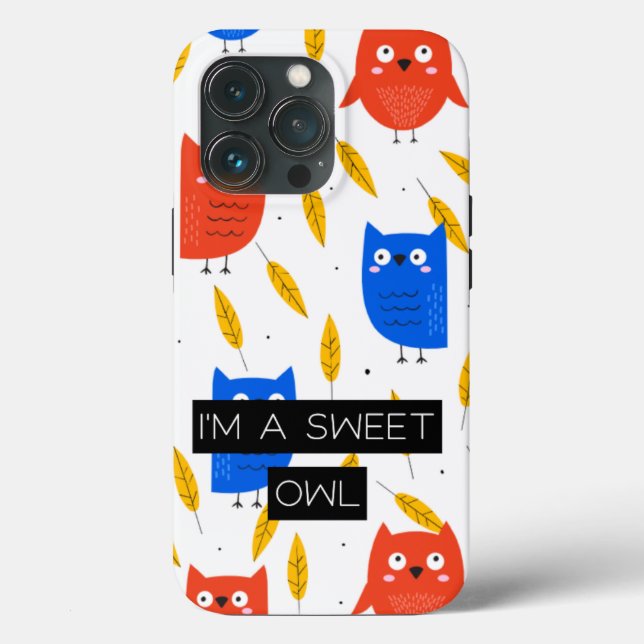 Coques Case-Mate iPhone Je suis une chouette chouette (Verso)