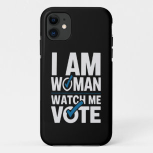 Case-Mate iPhone Case Je Suis Une Femme Me Regarde Voter Vintage