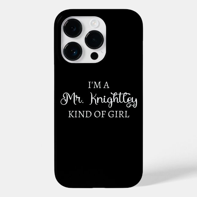 Coques Case-Mate iPhone Je suis une fille de M. Knightley (Verso)