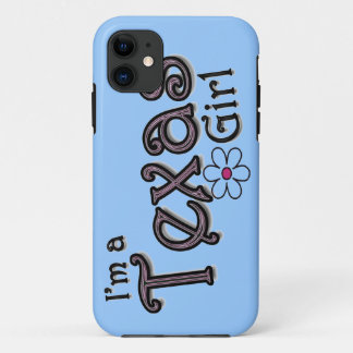 Coques Pour iPhone Je suis une fille du Texas, fleur, couverture
