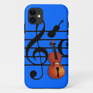 Coque iPhone 11 Je Suis Violon_