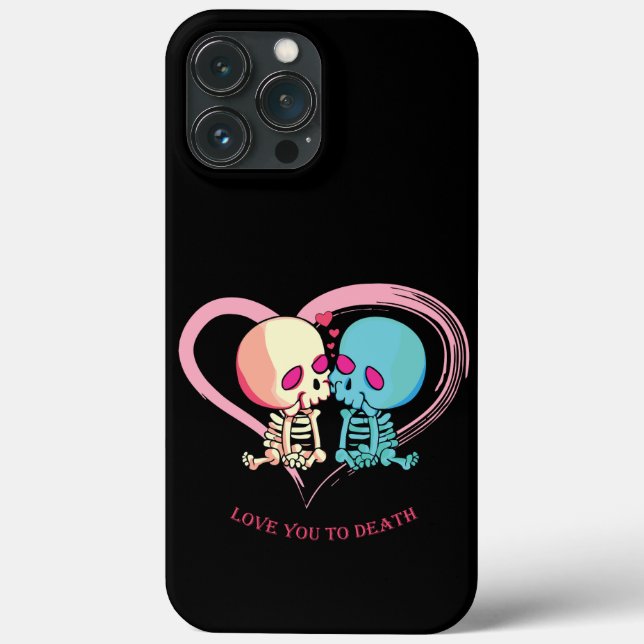 Coques Case-Mate iPhone Je t'aime à mourir pour la Saint Valentin. (Verso)