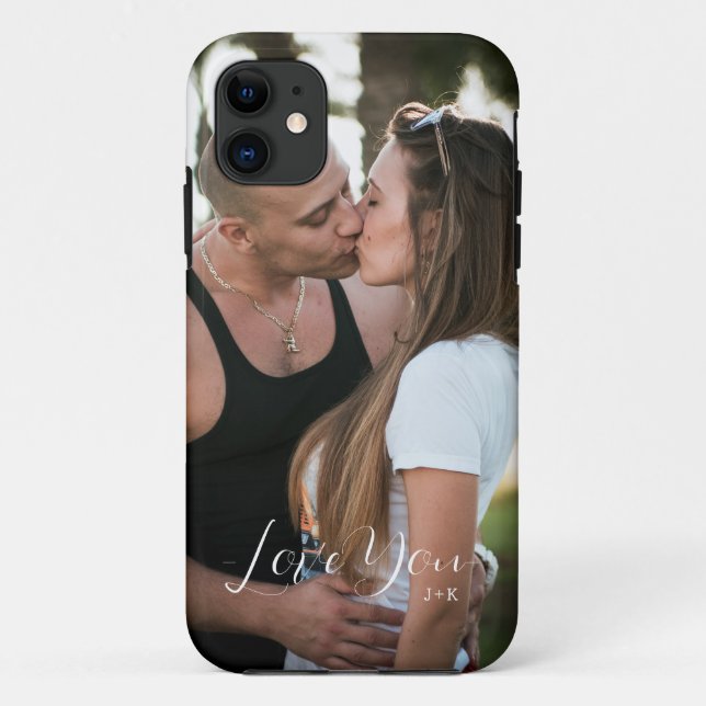 Coques Case-Mate iPhone Je t'aime, couple d'amour (Dos)