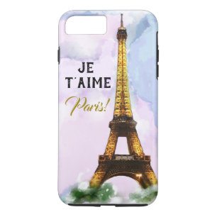 Case-Mate iPhone Case Je t'aime Paris, j'aime Paris. La Tour Eiffel