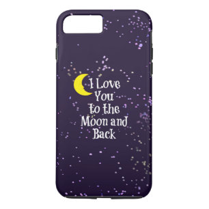 Case-Mate iPhone Case Je t'aime sur la Lune et le dos - L'homme dans la