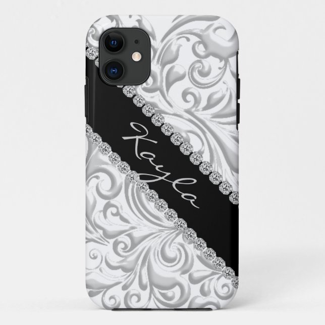 Coques Case-Mate iPhone Je téléphone la CONCEPTION de REGARD DE RELIEF PAR (Dos)
