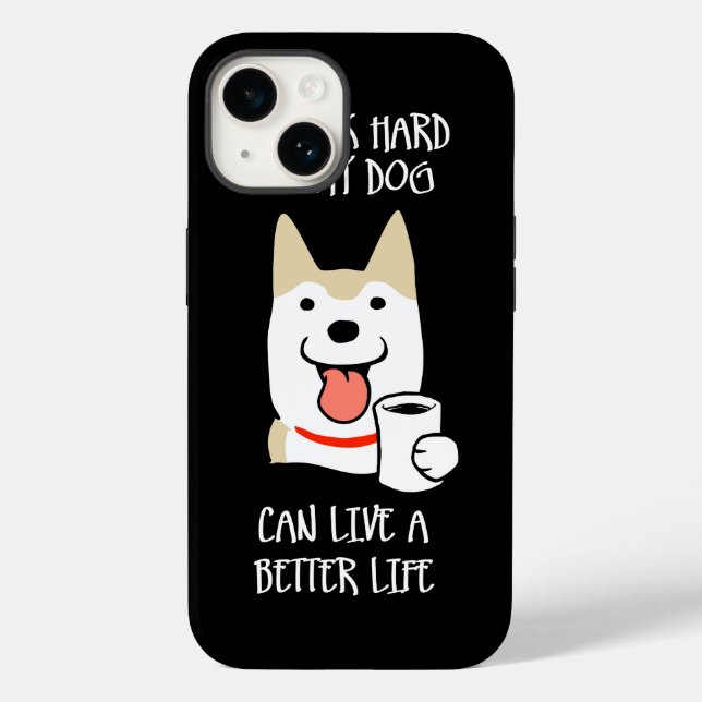 Coques Case-Mate iPhone Je travaille dur (Verso)
