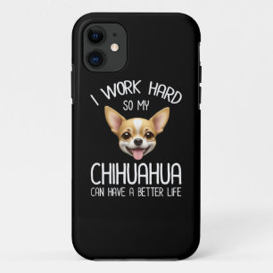 Case-Mate iPhone Case Je Travaille Dur Pour Que Mon Chihuahua Puisse Avo