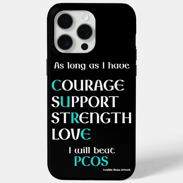 Coques Case-Mate iPhone Je Vais Battre...PCOS (Verso)