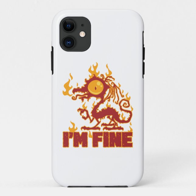 Coques Case-Mate iPhone Je vais bien brûler le dragon (Dos)