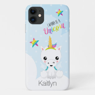 Case-Mate iPhone Case Je veux être un Coque-Mate Unicorne iPhone 11 Coqu