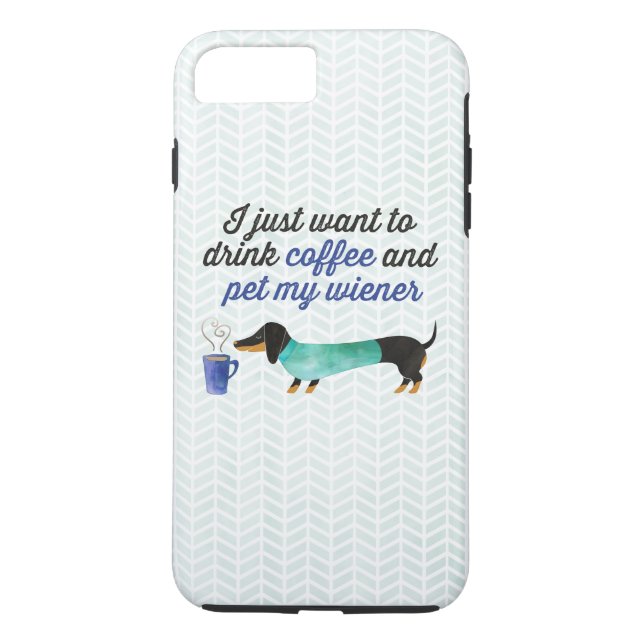 Coques Case-Mate iPhone Je veux juste boire du café et utiliser mon évier  (Dos)