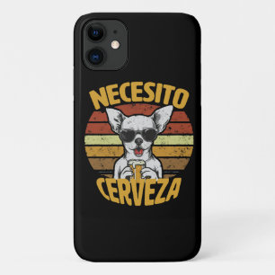 Case-Mate iPhone CASE JE VEUX UNE BIÈRE CHIHUAHUA MIGNONNE