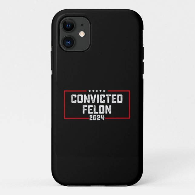 Coques Case-Mate iPhone Je vote pour le condamné Felon Pro Trump 2024 (Dos)