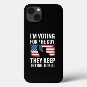 Case-Mate iPhone Case Je vote pour le type qu'ils continuent à essayer d