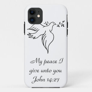 Case-Mate iPhone Case Jean 14:27 Verset biblique Religion Christianity D