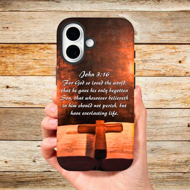 Coques Case-Mate iPhone Jean 3:16 Dieu a tant aimé le monde, lanterne (John 3:16 God so loved the world, lantern Case-Mate iPhone Case)