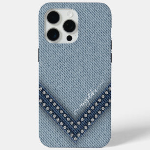 Coque Case-Mate iPhone Jean clair avec strass