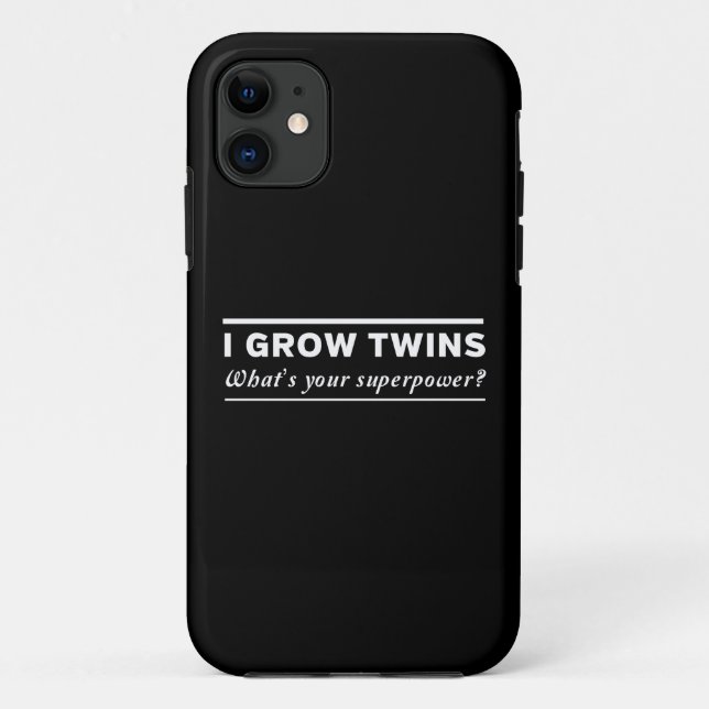 Coques Case-Mate iPhone J'élève des jumeaux (Dos)