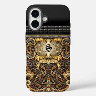 Coque Pour iPhone 16 Jenner Elegant Motif Monogramme