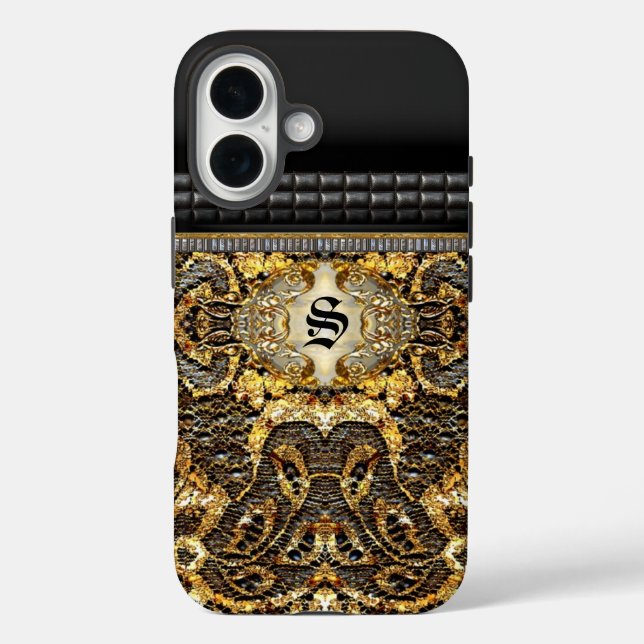 Coques Case-Mate iPhone Jenner Elegant Motif Monogramme (Verso)