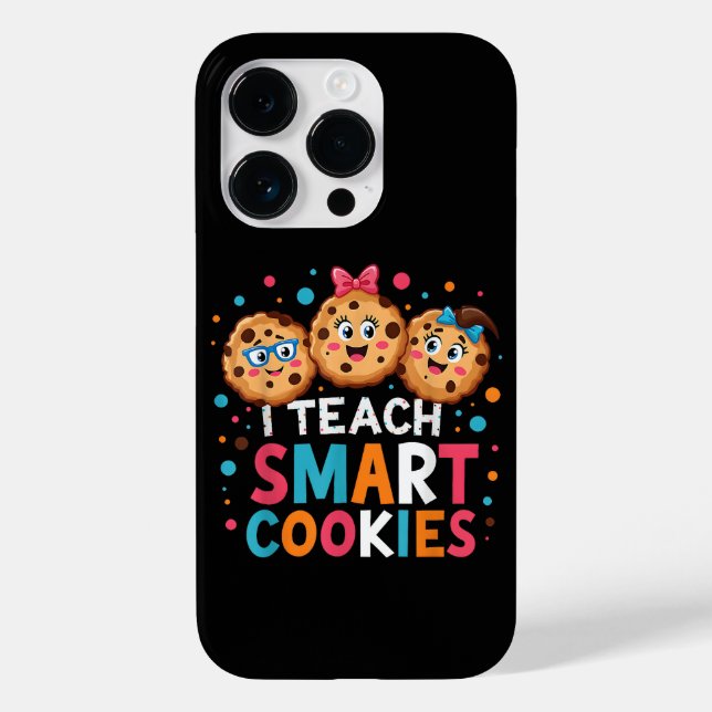 Coques Case-Mate iPhone J'enseigne aux cookies intelligents professeur de  (Verso)