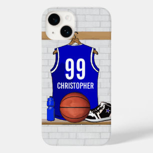 Coques Pour iPhone Jersey Blue and White Basketball