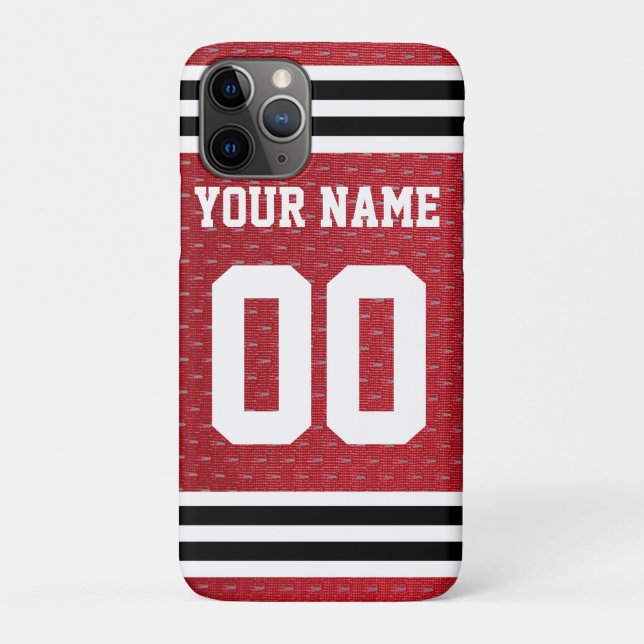 Coques Case-Mate iPhone Jersey de hockey sportif Customisé (Dos)